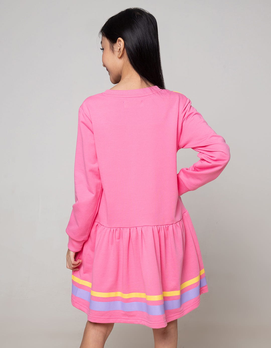 Aero Kids Long Sleeve Midi Dress Little Friend