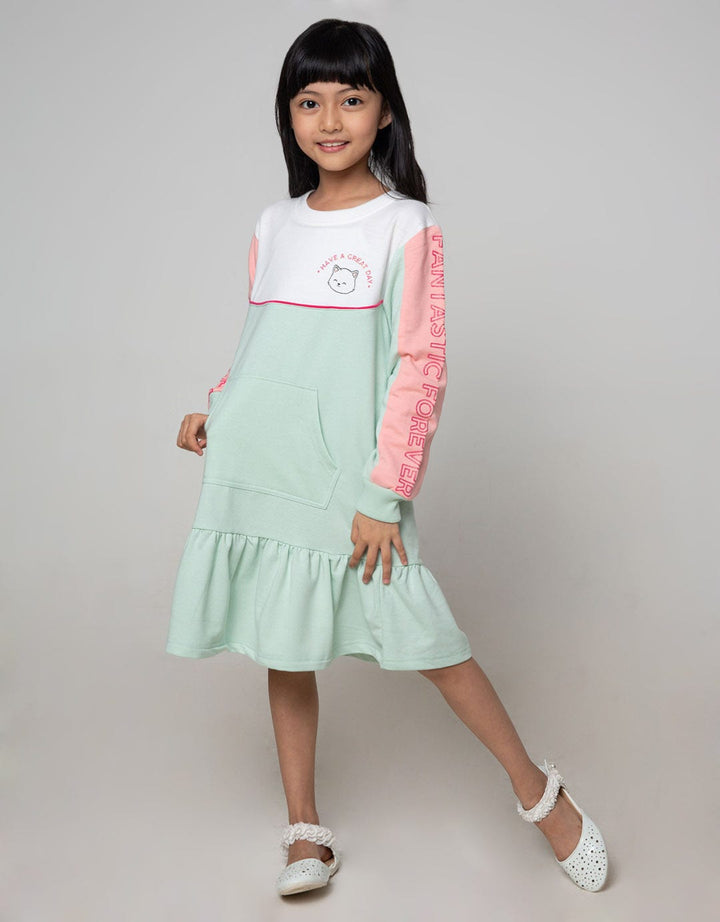Aero Long Sleeve Midi Dress Fantastic