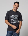 Watchout Jeans Photo Print Kaos Pria