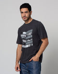 Watchout Jeans Photo Print Kaos Pria