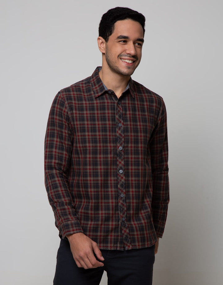 Watchout Jeans Shirt Motif Print