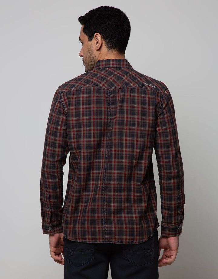 Watchout Jeans Shirt Motif Print