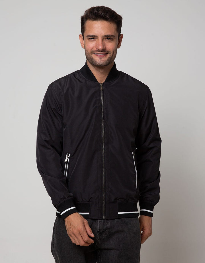 Cole Jacket Micro Bomber Piping Pocket