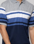 Cole Short Sleeve Polo Shirt Stripe
