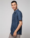 Cole Short Sleeve Shirt Woven Print Tree
