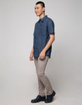 Cole Short Sleeve Shirt Woven Print Tree