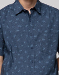 Cole Short Sleeve Shirt Woven Print Tree