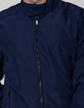 Cole Jacket Micro Bomber Stripe Rib