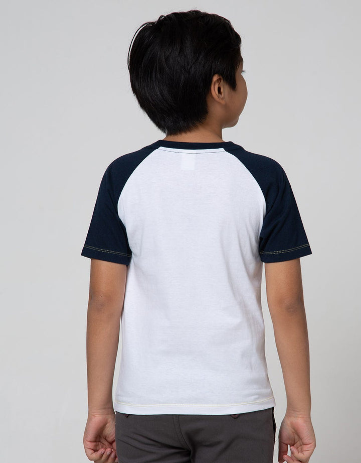 Little M Short Sleeve T-Shirt Raglan Cucuk Croco Connect See You Again