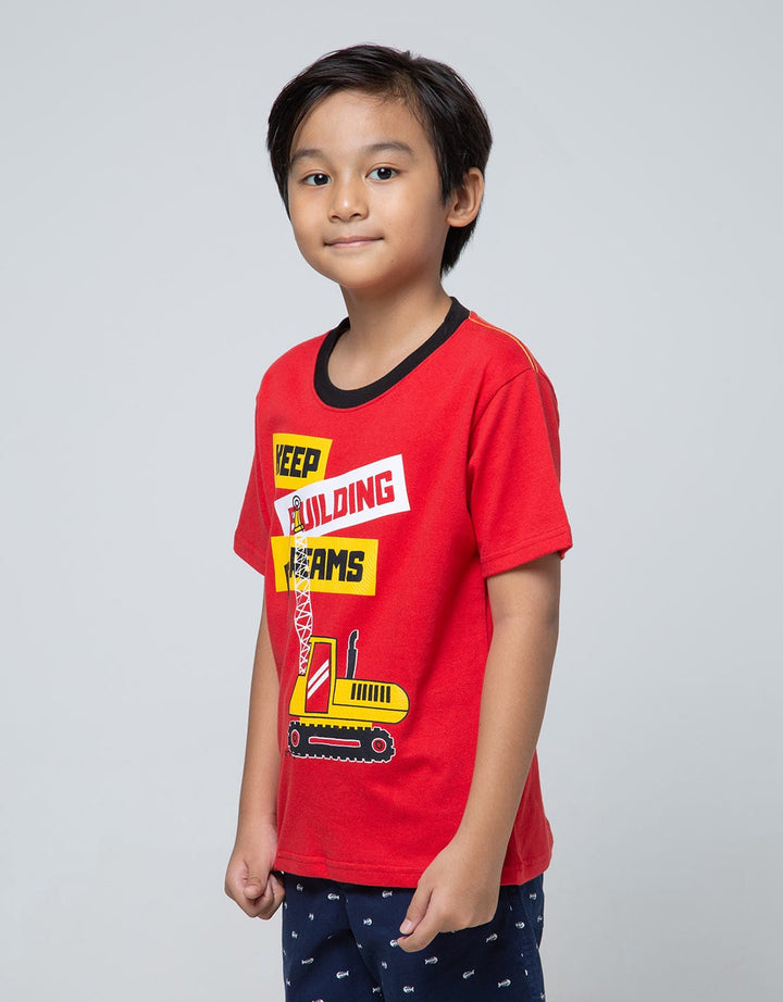 Little M Short Sleeve T-Shirt Multipack Crane