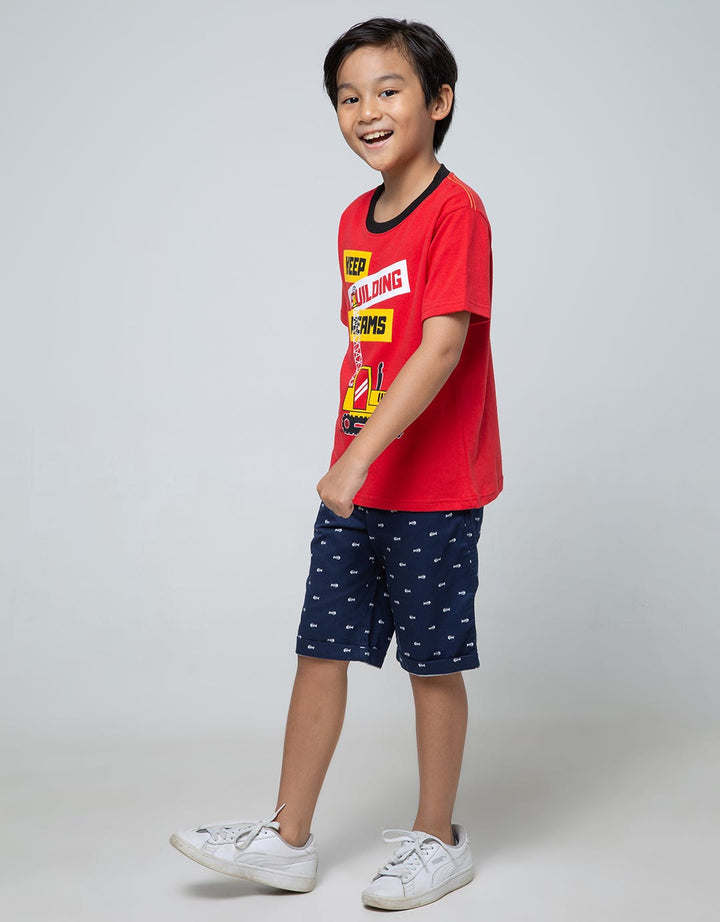 Little M Short Sleeve T-Shirt Multipack Crane