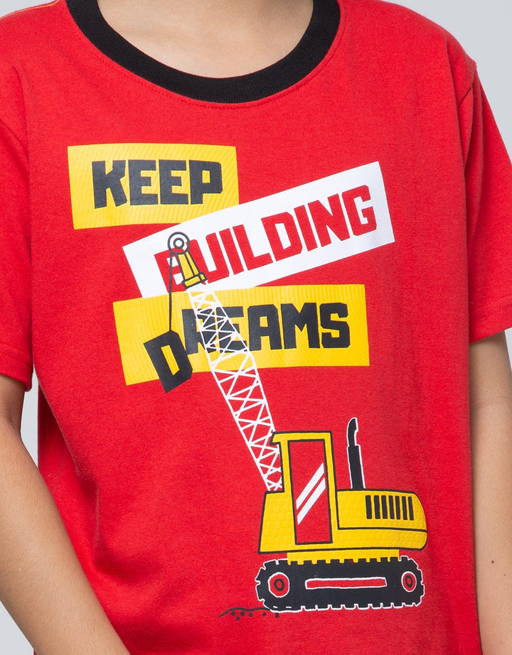 Little M Short Sleeve T-Shirt Multipack Crane
