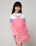 Nevada Long Sleeve Midi Dress Cut Asnd Sewn Be Happy