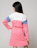 Nevada Long Sleeve Midi Dress Cut Asnd Sewn Be Happy