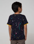 Little M Short Sleeve T-Shirt Fullprint Splash Awesome Tangan Intip