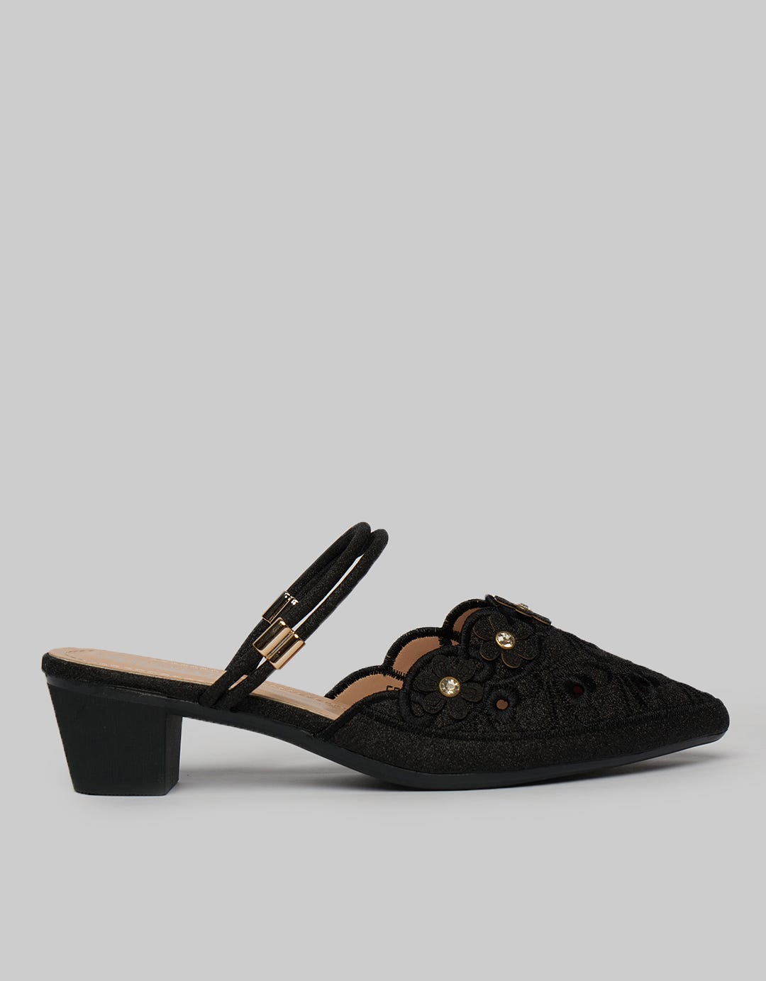 Peter Keiza Heels Embroidery Ankle Strap