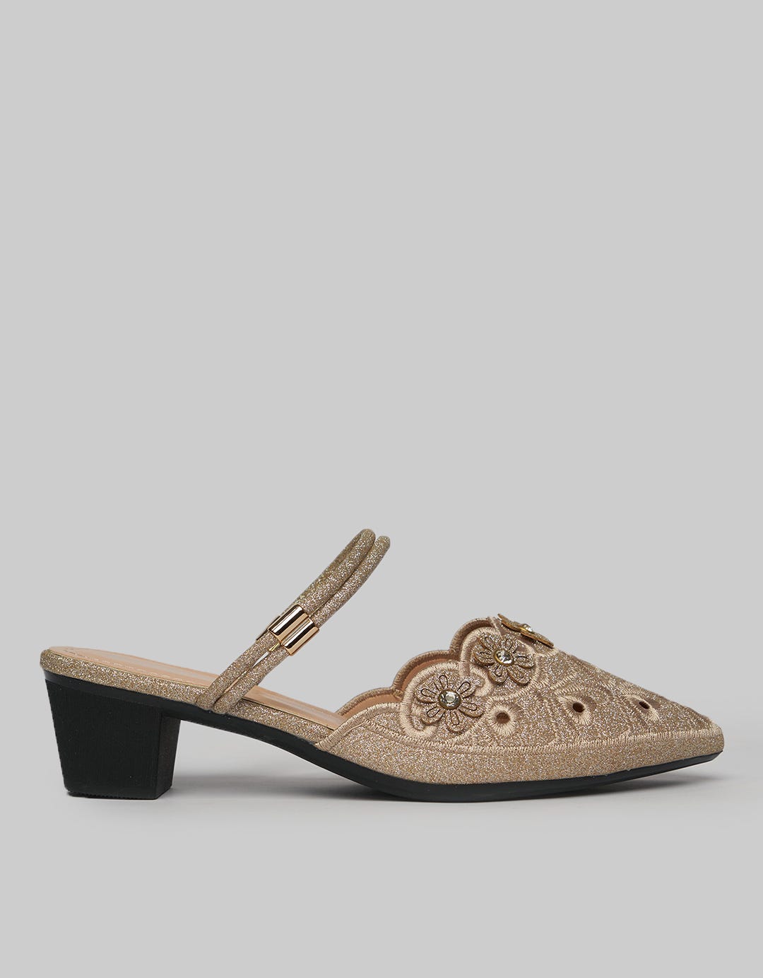 Peter Keiza Heels Embroidery Ankle Strap