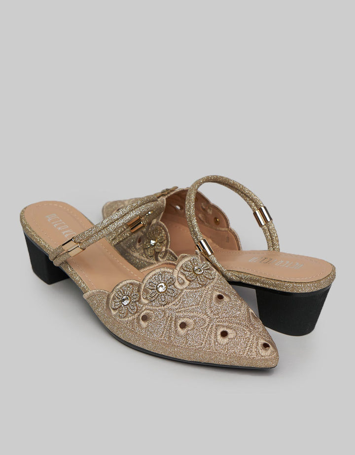 Peter Keiza Heels Embroidery Ankle Strap
