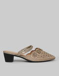 Peter Keiza Heels Flower Embroidery
