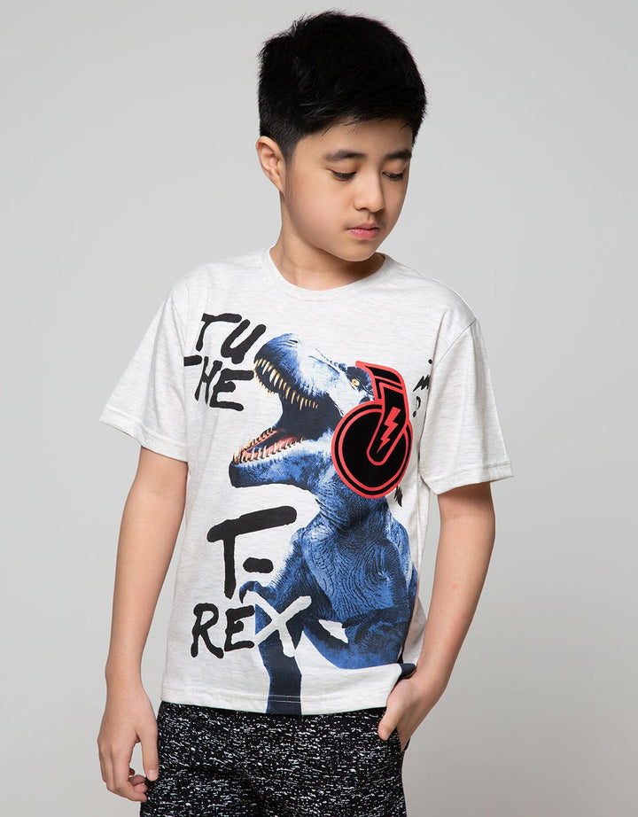 Aero T-Shirt Short Sleeve Print T-Rex Sing
