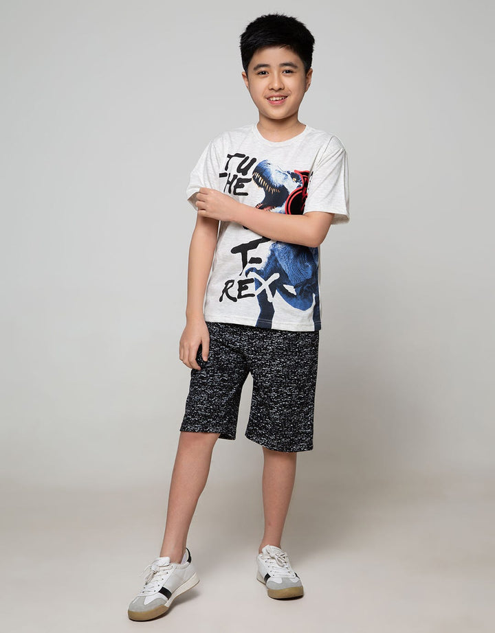 Aero T-Shirt Short Sleeve Print T-Rex Sing