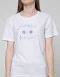 Details Short Sleeve T-Shirt Wording Grateful