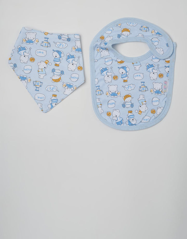 Pipiniko Bib Slaber 2 Pcs Bear Sport
