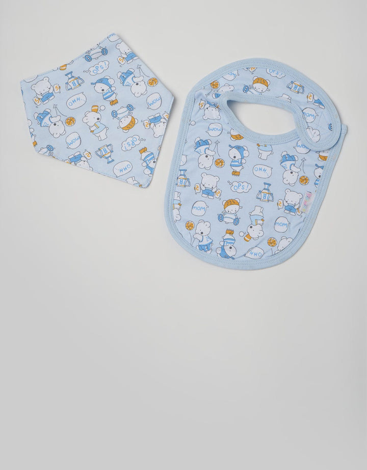 Pipiniko Bib Slaber 2 Pcs Bear Sport