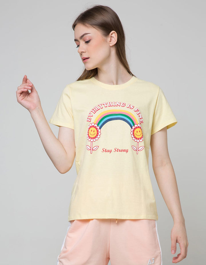 Nevada Short Sleeve T-Shirt Cartoon Everything Is Fine