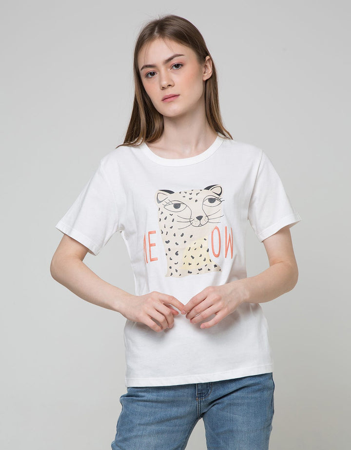 Nevada Short Sleeve T-Shirt Cartoon Meow