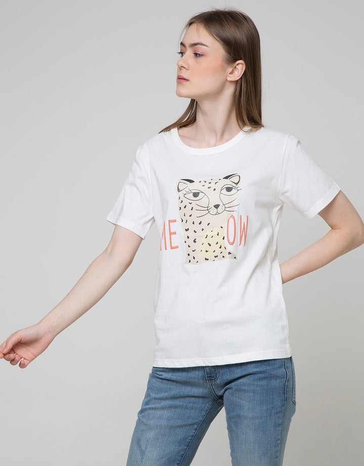 Nevada Short Sleeve T-Shirt Cartoon Meow