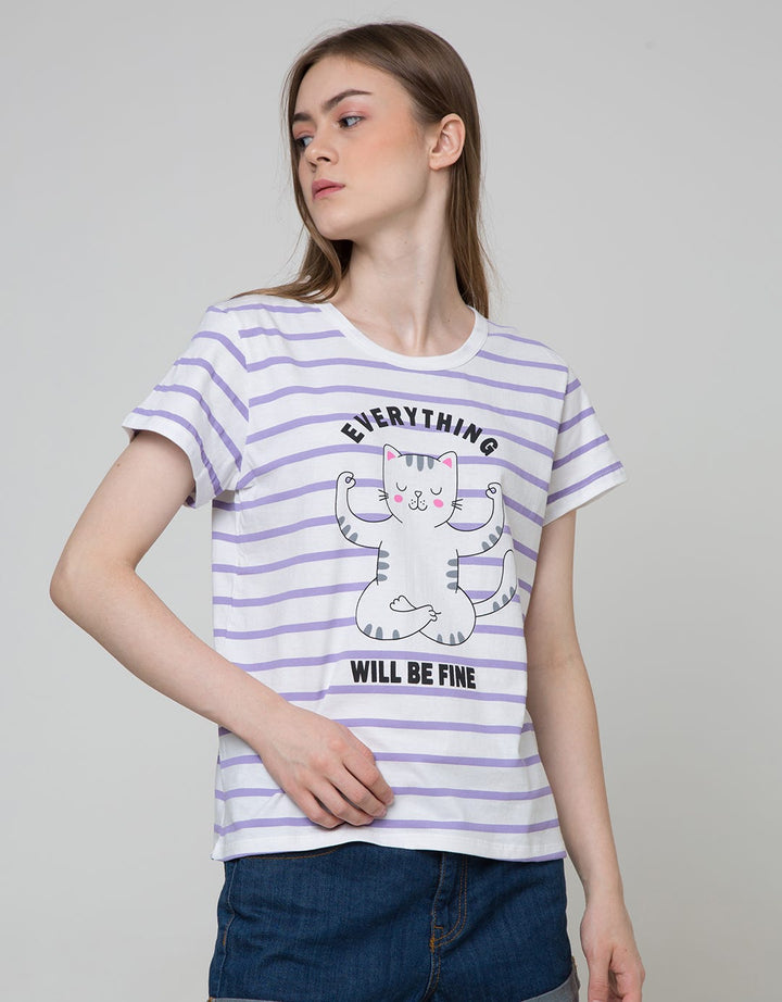 Nevada Short Sleeve T-Shirt Cartoon Everything Cat