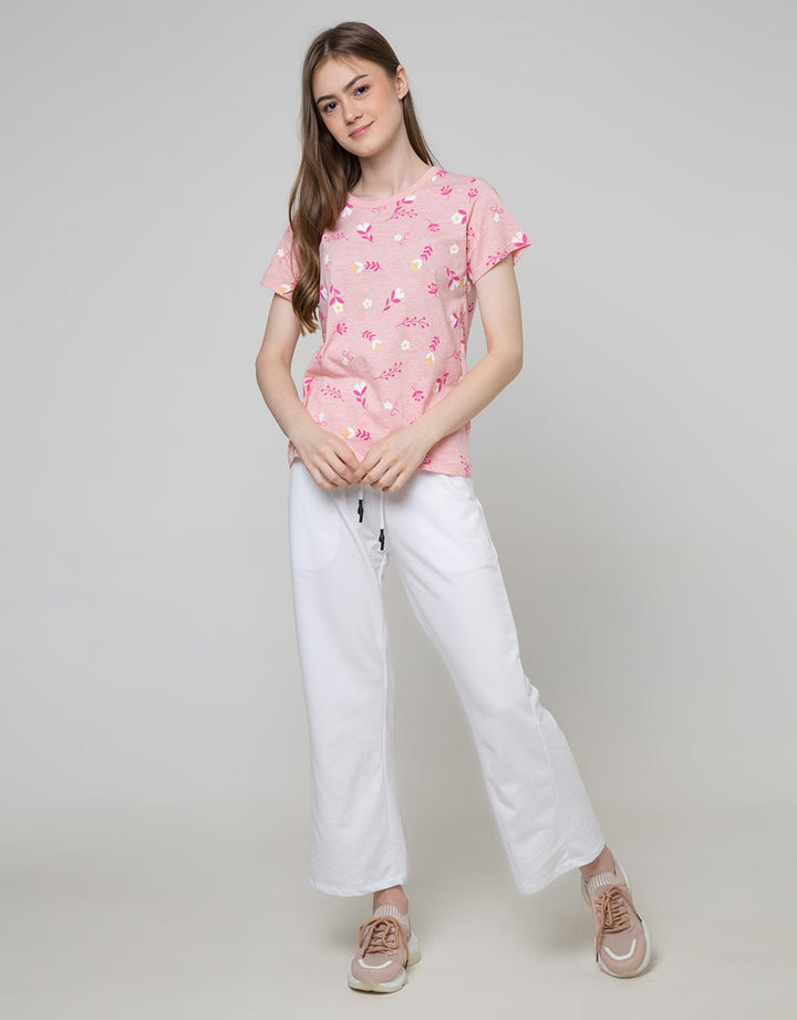 Nevada Short Sleeve T-Shirt Cartoon Flower