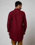 d&f Kemeja Koko Pakistan Long Sleeve Dobby Slub
