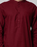 d&f Kemeja Koko Pakistan Long Sleeve Dobby Slub