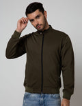 d&f Jacket Cvc High Collar W/ Snap Button