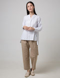 Point One Girl Fanny White Blouse