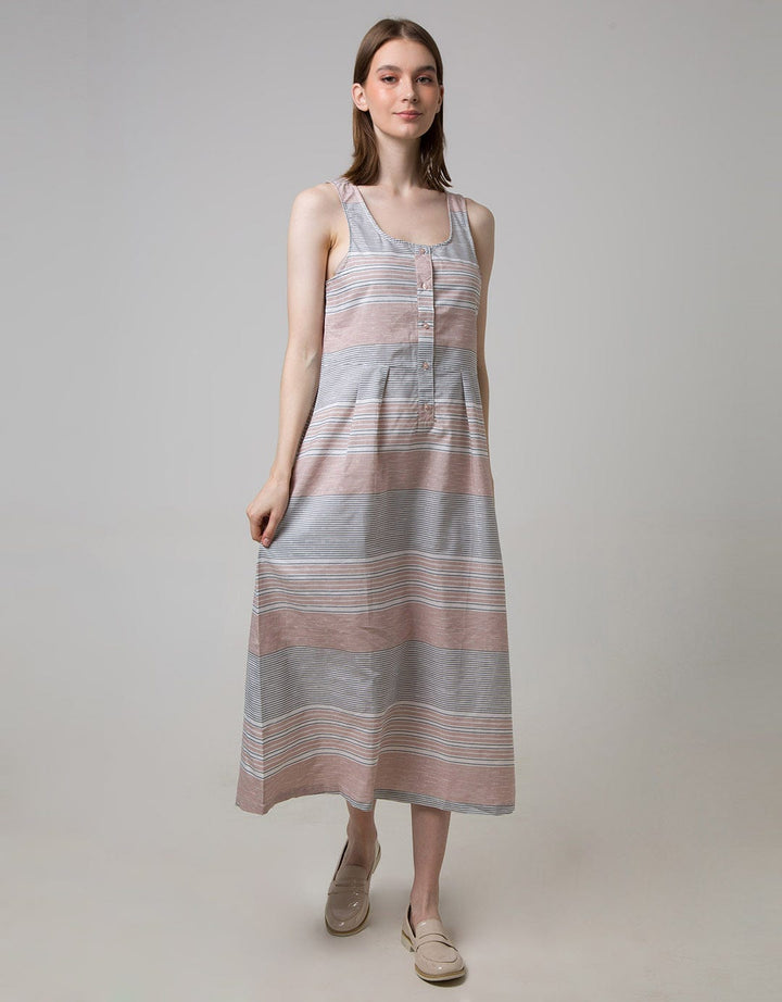 Point One Girl Rachel Stripe Overalls