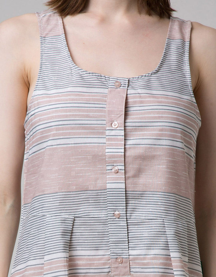 Point One Girl Rachel Stripe Overalls