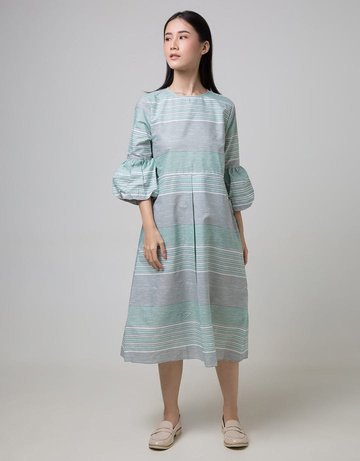 Point One Girl 3/4 Mikha Stripe Dress