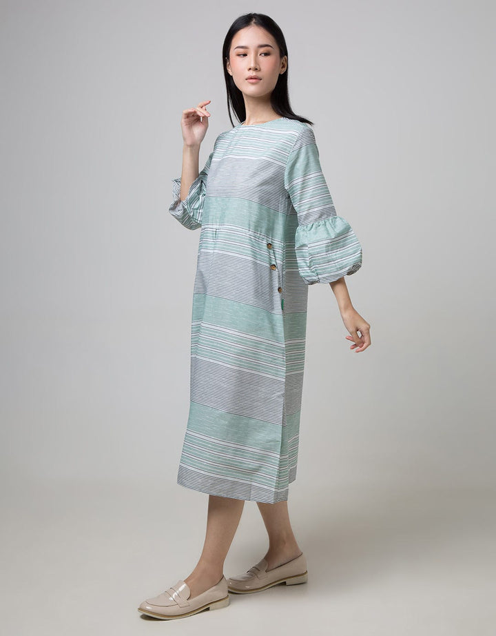 Point One Girl 3/4 Mikha Stripe Dress