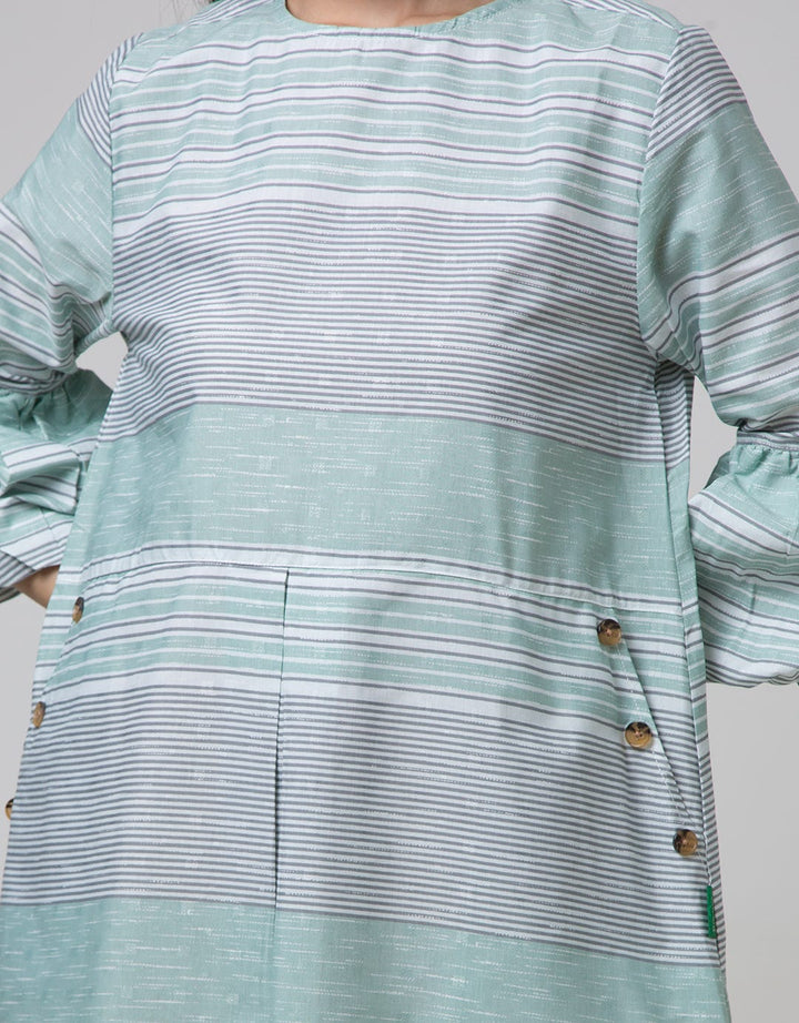Point One Girl 3/4 Mikha Stripe Dress