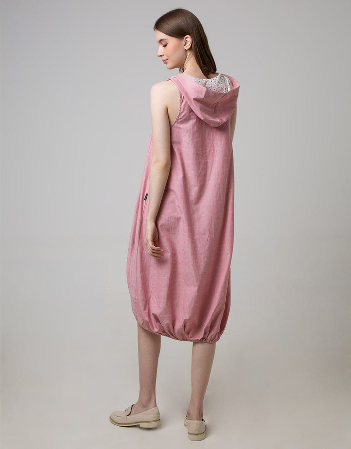 Point One Girl Raisa Overall Hoodie Pink