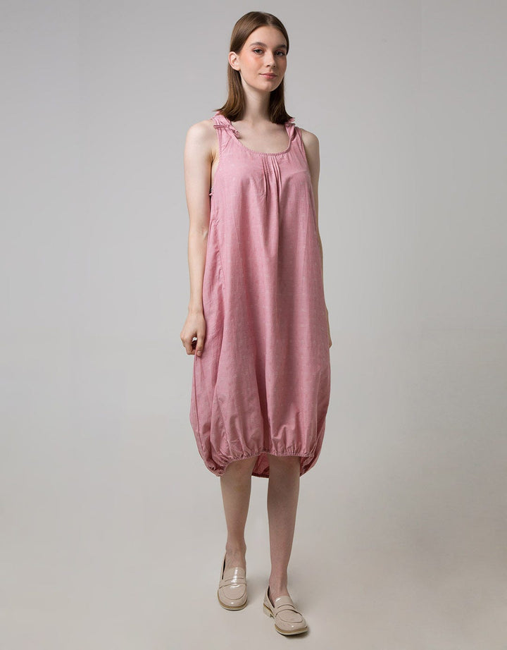 Point One Girl Raisa Overall Hoodie Pink
