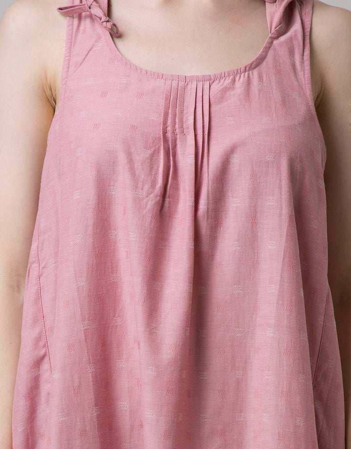 Point One Girl Raisa Overall Hoodie Pink