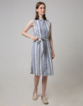 Point One Girl Dennise Outer Stripe Grey