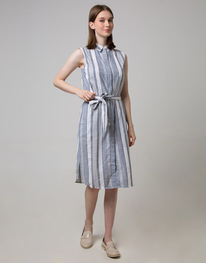Point One Girl Dennise Outer Stripe Grey