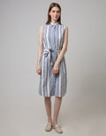 Point One Girl Dennise Outer Stripe Grey
