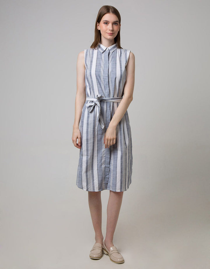 Point One Girl Dennise Outer Stripe Grey
