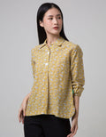 Point One Girl 3/4 Miranda Floral Blouse